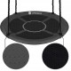 Гойдалка-гніздо Springos кругла 110 см NS027 Black/Grey