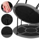 Гойдалка-гніздо Springos кругла 110 см NS027 Black/Grey