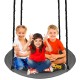 Гойдалка-гніздо Springos кругла 110 см NS027 Black/Grey