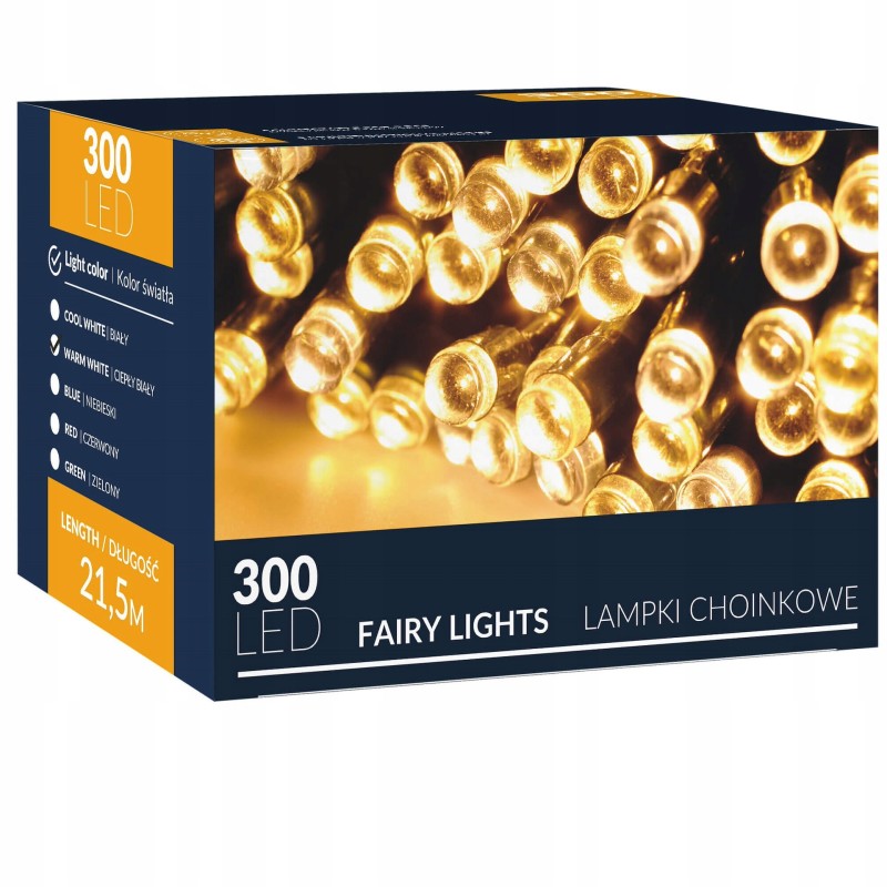 Гірлянда Springos 20 м 300 LED 8 режимів CL0336 Warm White
