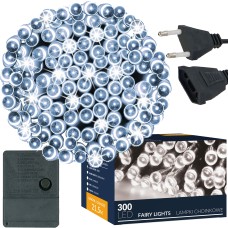 Гірлянда Springos 20 м 300 LED 8 режимів CL0337 Cold White