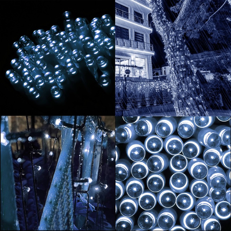 Гірлянда Springos 20 м 300 LED 8 режимів CL0337 Cold White