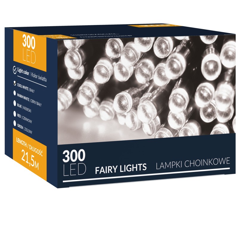 Гірлянда Springos 20 м 300 LED 8 режимів CL0337 Cold White