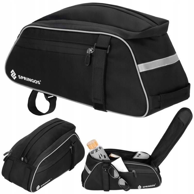 Сумка велосипедна Springos для багажника BA0092 Black