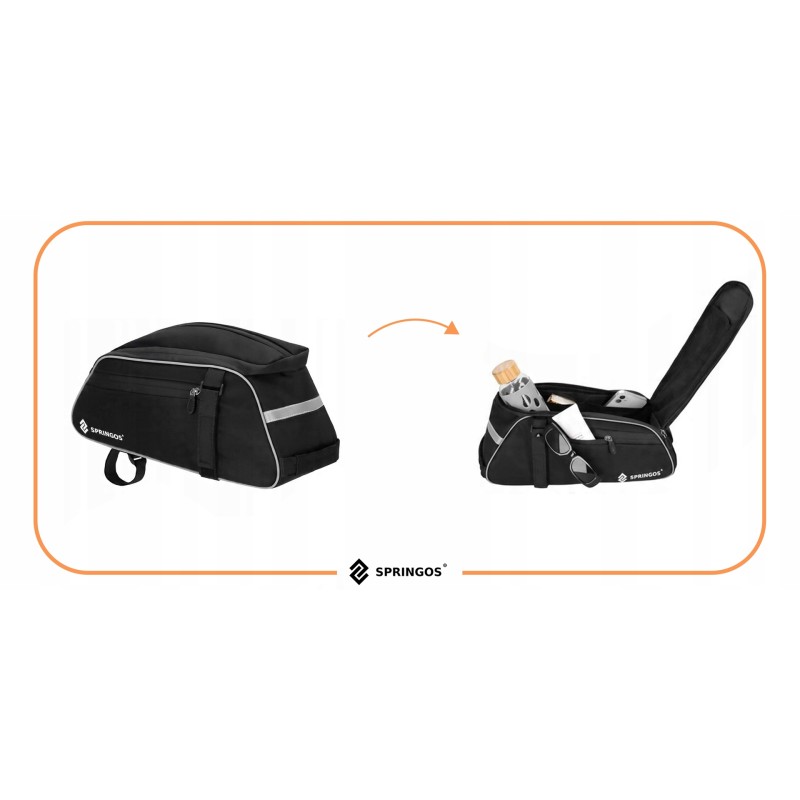 Сумка велосипедна Springos для багажника BA0092 Black