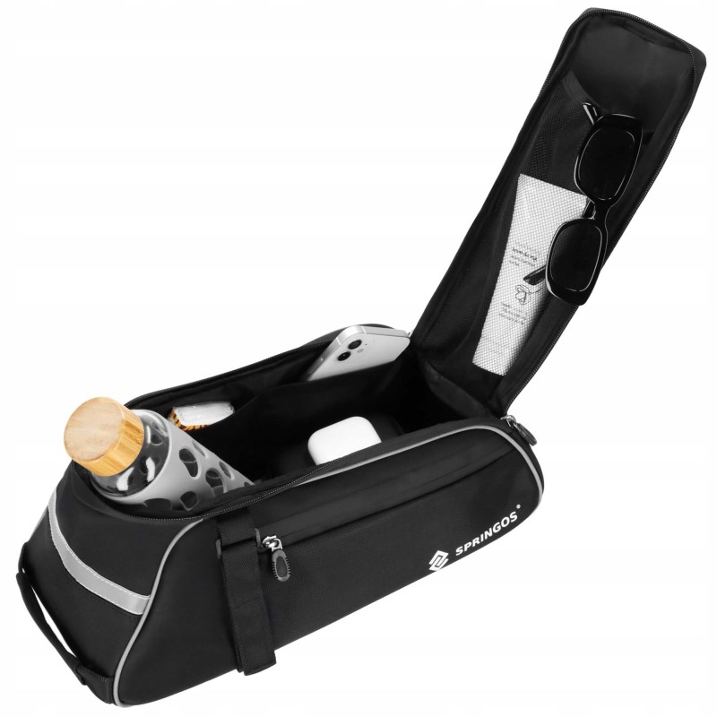 Сумка велосипедна Springos для багажника BA0092 Black