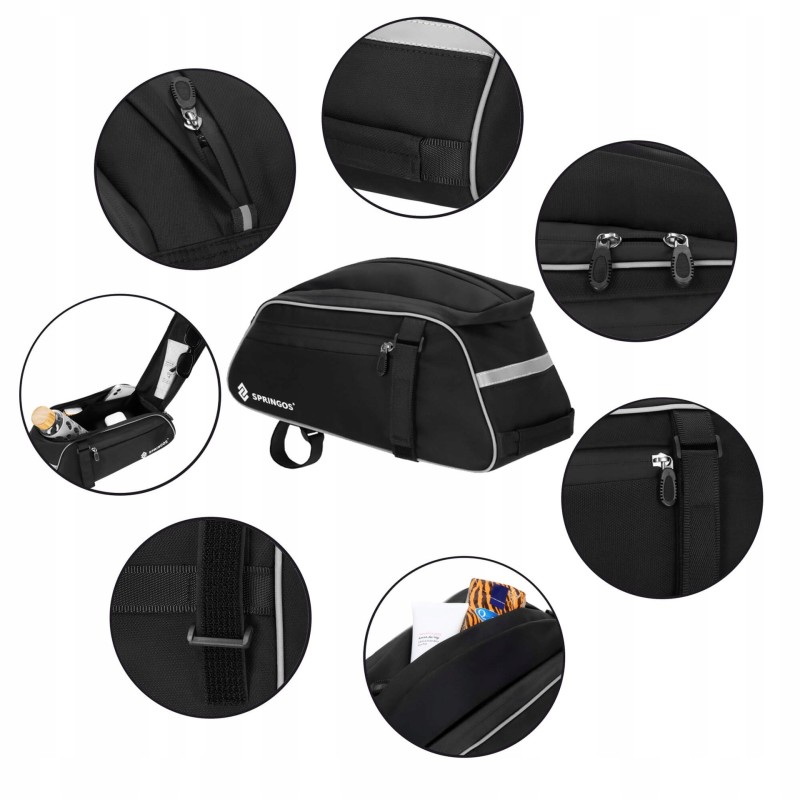 Сумка велосипедна Springos для багажника BA0092 Black