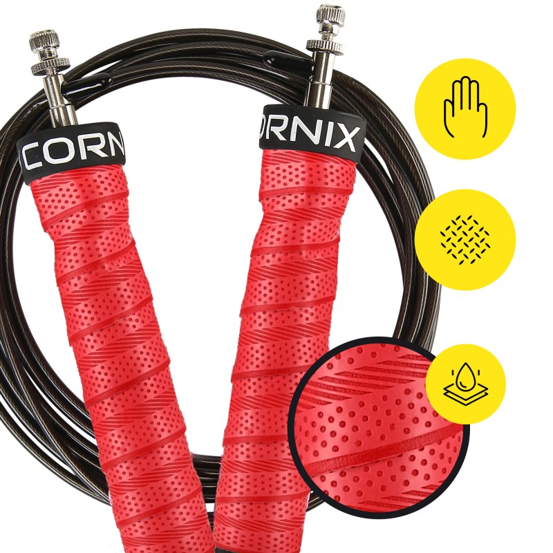 Скакалка швидкісна для кросфіту Cornix Speed Rope Pro XR-0519 Red