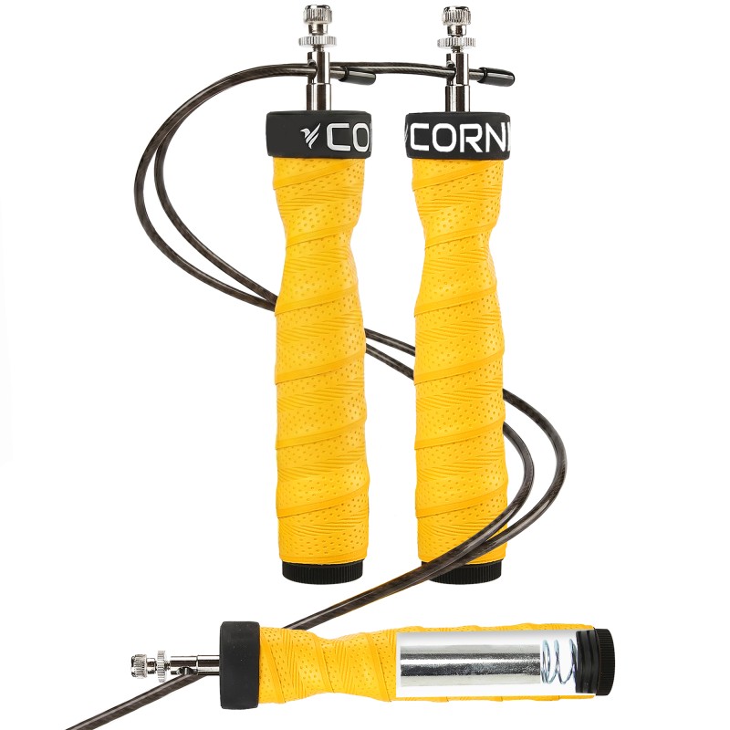 Скакалка швидкісна для кросфіту Cornix Speed Rope Pro XR-0521 Yellow