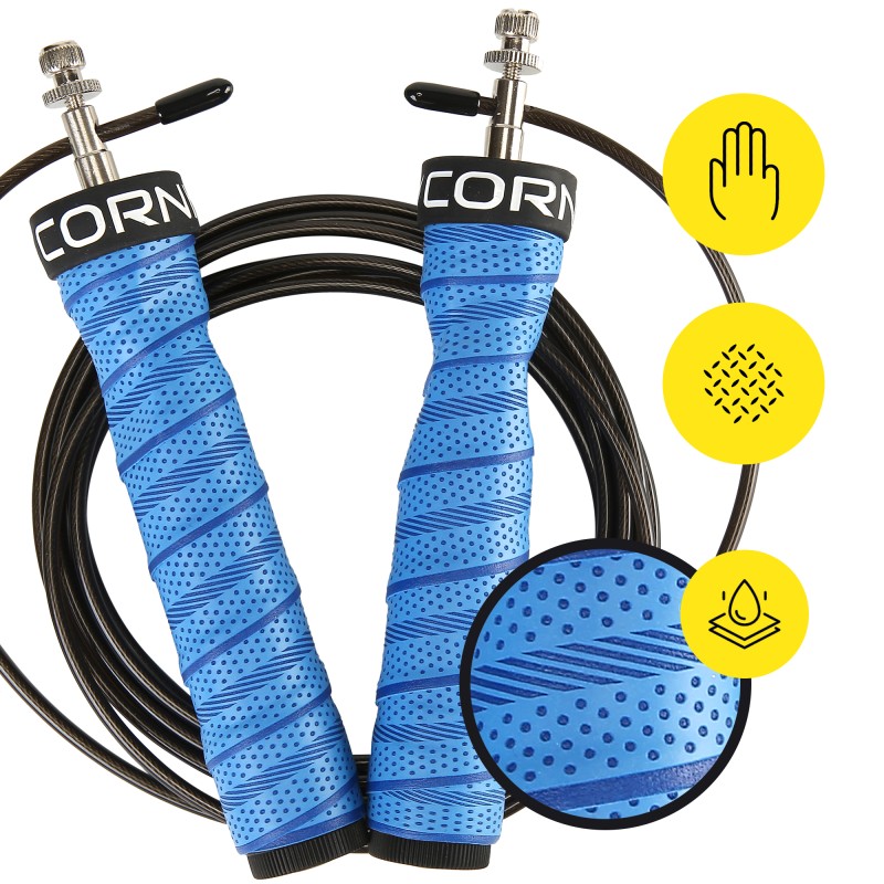 Скакалка швидкісна для кросфіту Cornix Speed Rope Pro XR-0522 Blue