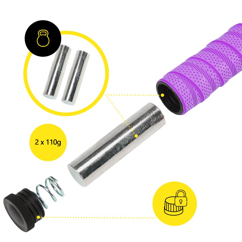 Скакалка швидкісна для кросфіту Cornix Speed Rope Pro XR-0523 Violet
