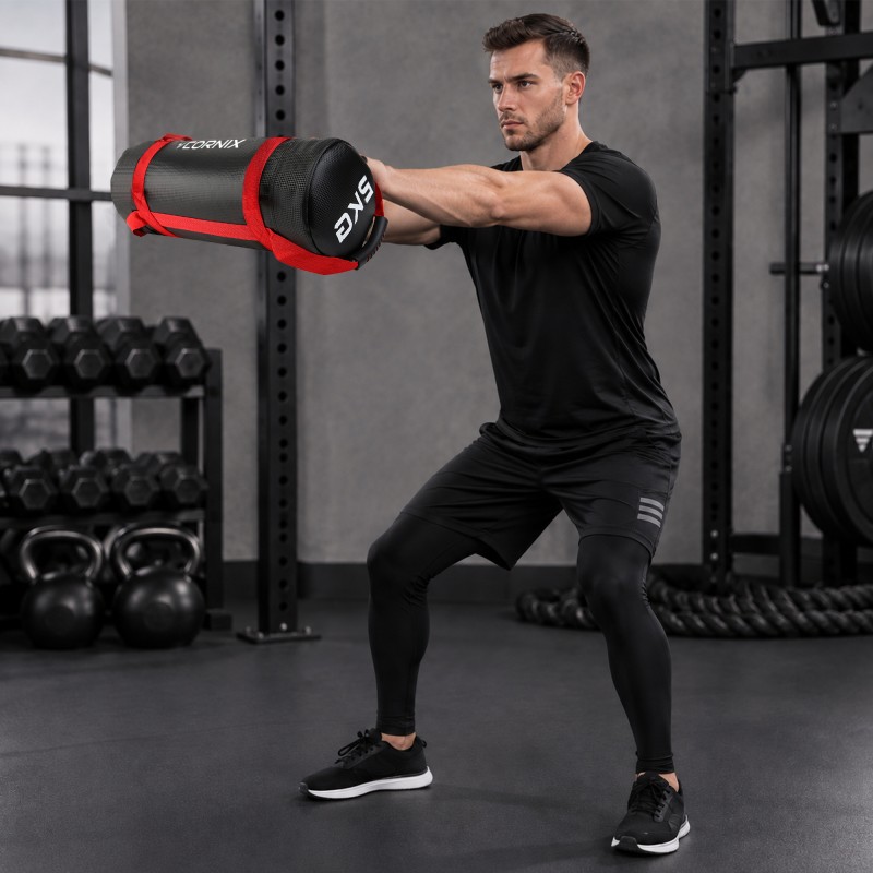 Мішок для кросфіту Cornix 5 кг тренувальний XR-0548 Black/Red