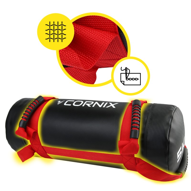 Мішок для кросфіту Cornix 5 кг тренувальний XR-0548 Black/Red