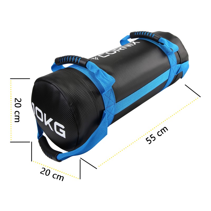 Мішок для кросфіту Cornix 10 кг тренувальний XR-0549 Black/Blue