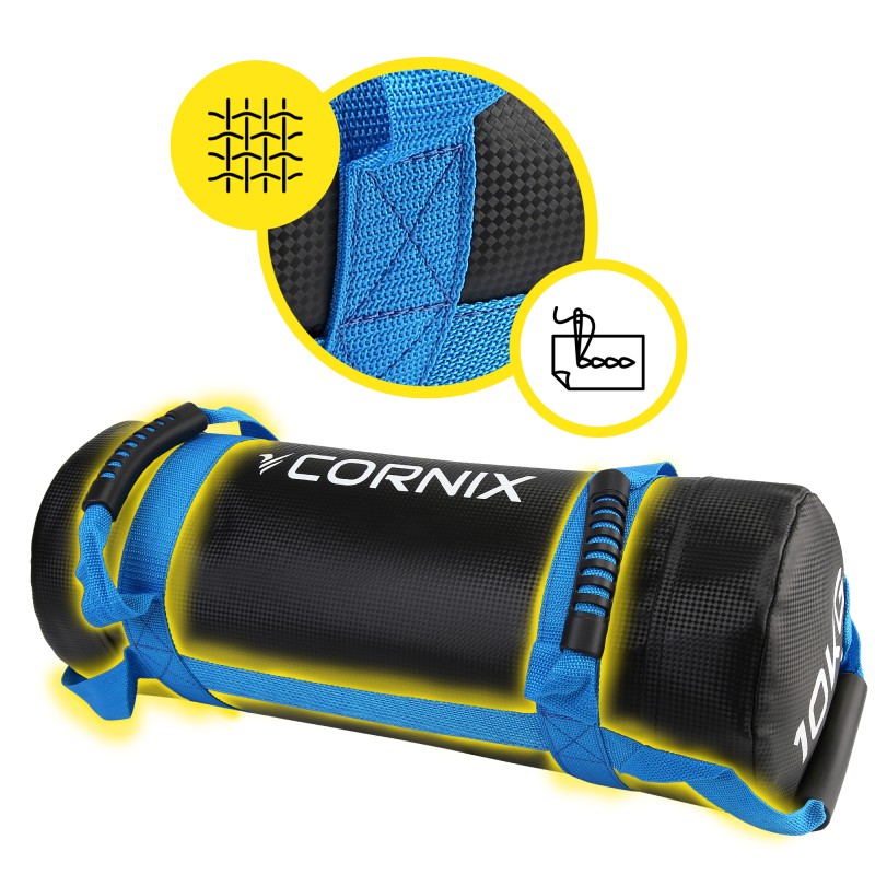 Мішок для кросфіту Cornix 10 кг тренувальний XR-0549 Black/Blue