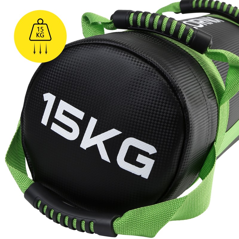 Мішок для кросфіту Cornix 15 кг тренувальний XR-0550 Black/Green