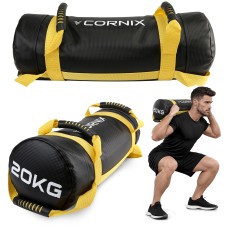 Мішок для кросфіту Cornix 20 кг тренувальний XR-0551 Black/Yellow