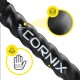 Канат тренувальний Cornix Battle Rope 12 м для кросфіту XR-0574 Black