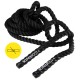 Канат тренувальний Cornix Battle Rope 9 м для кросфіту XR-0573 Black