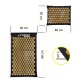 Килимок акупунктурний з подушкою Cornix Premium Mat Аплікатор Кузнєцова XR-0562 Black/Gold