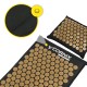Килимок акупунктурний з подушкою Cornix Premium Mat Аплікатор Кузнєцова XR-0562 Black/Gold