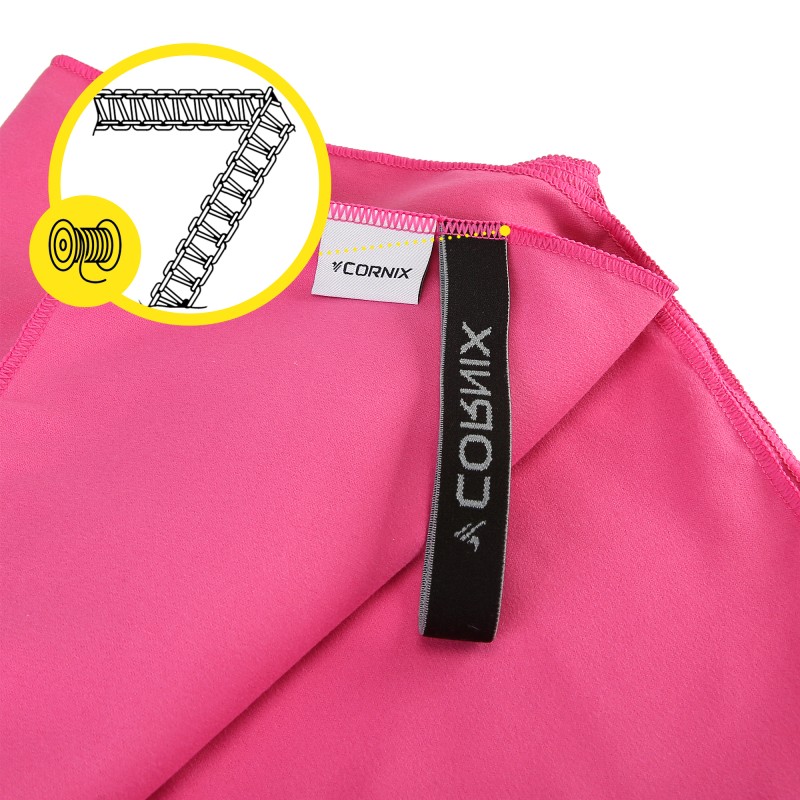 Рушник спортивний Cornix 180 x 100 см з мікрофібри XR-0557 Pink