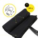 Рушник спортивний Cornix 180 x 100 см з мікрофібри XR-0558 Black
