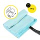 Рушник спортивний Cornix 180 x 100 см з мікрофібри XR-0560 Sky Blue