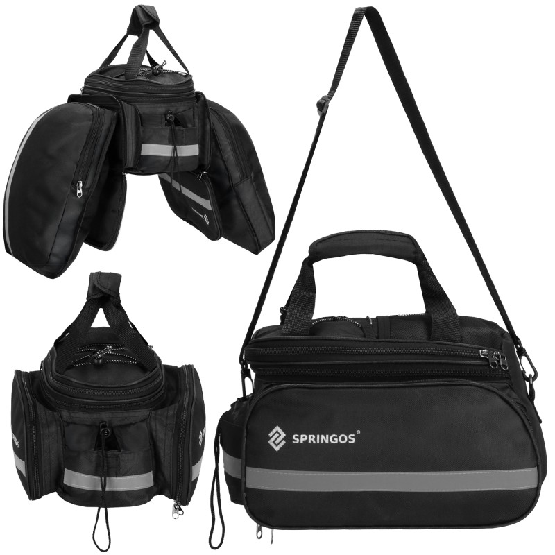 Сумка-штани велосипедна Springos 8 л BA0091 Black