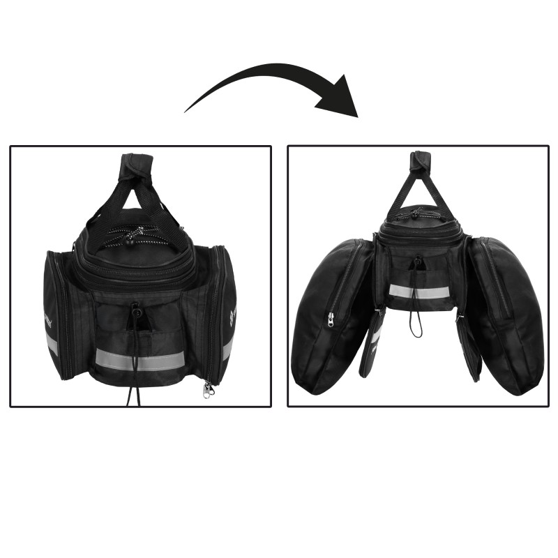 Сумка-штани велосипедна Springos 8 л BA0091 Black