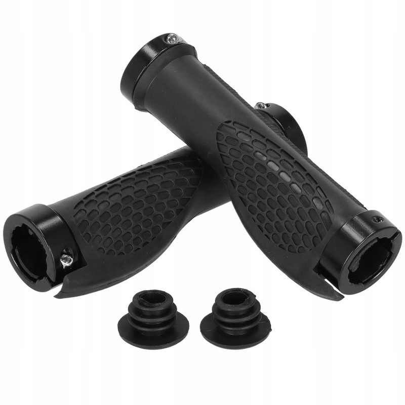 Гріпси велосипедні Springos 22 мм ергономічні BA0039 Black