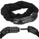 Велосипедний замок Springos ланцюг 90 см на код BA0028 Black