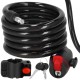 Велисипедний замок Springos трос 80 см під ключ BA0027 Black