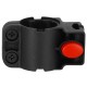 Велисипедний замок Springos трос 80 см під ключ BA0027 Black