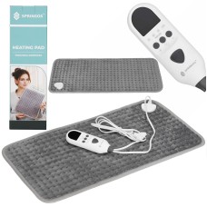 Грілка електрична Springos 60 x 30 см з таймером та регулюванням HA7565 Grey