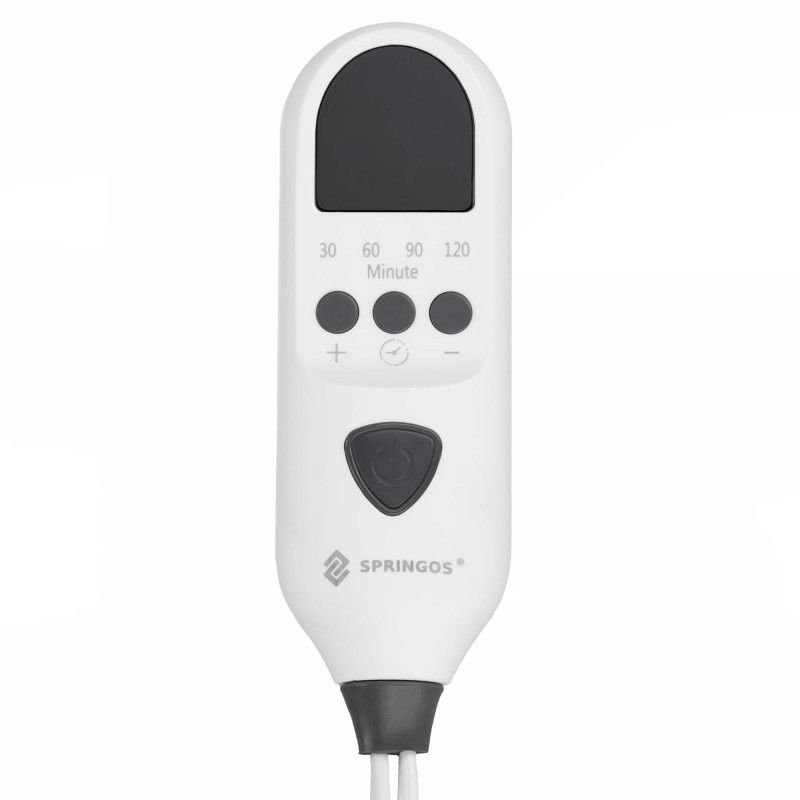 Грілка електрична Springos 60 x 30 см з таймером та регулюванням HA7565 Grey
